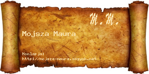 Mojsza Maura névjegykártya